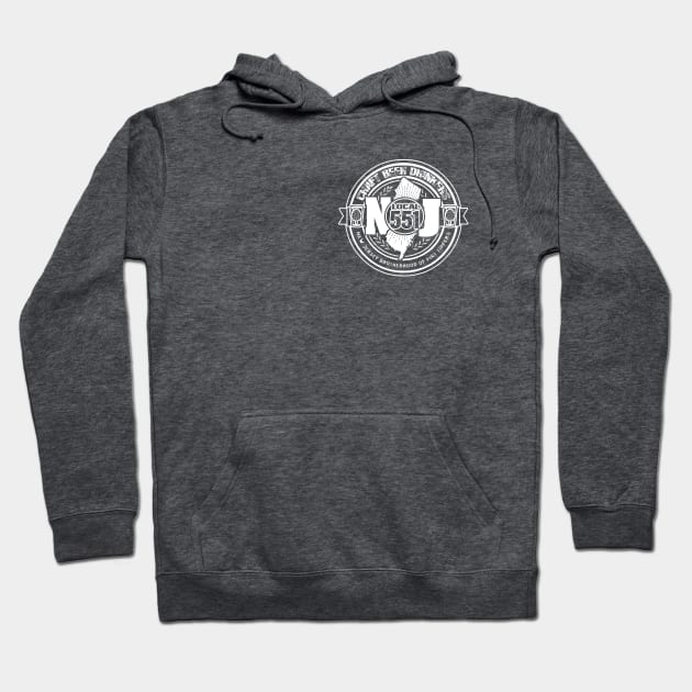 NJ CRAFT BEER DRINK LOCAL 551 Hoodie by ATOMIC PASSION